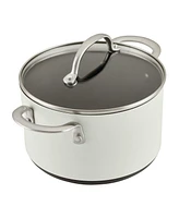 Anolon Achieve Hard Anodized Nonstick 4 Quart Saucepot with Lid