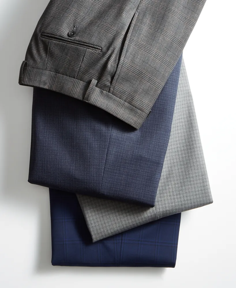Michael Kors Men's Classic-Fit Wool-Blend Stretch Solid Suit