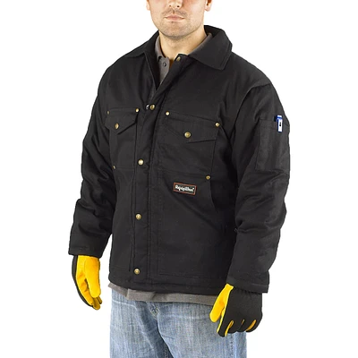RefrigiWear Men's ComfortGuard Insulated Workwear Utility Jacket Water-Resistant