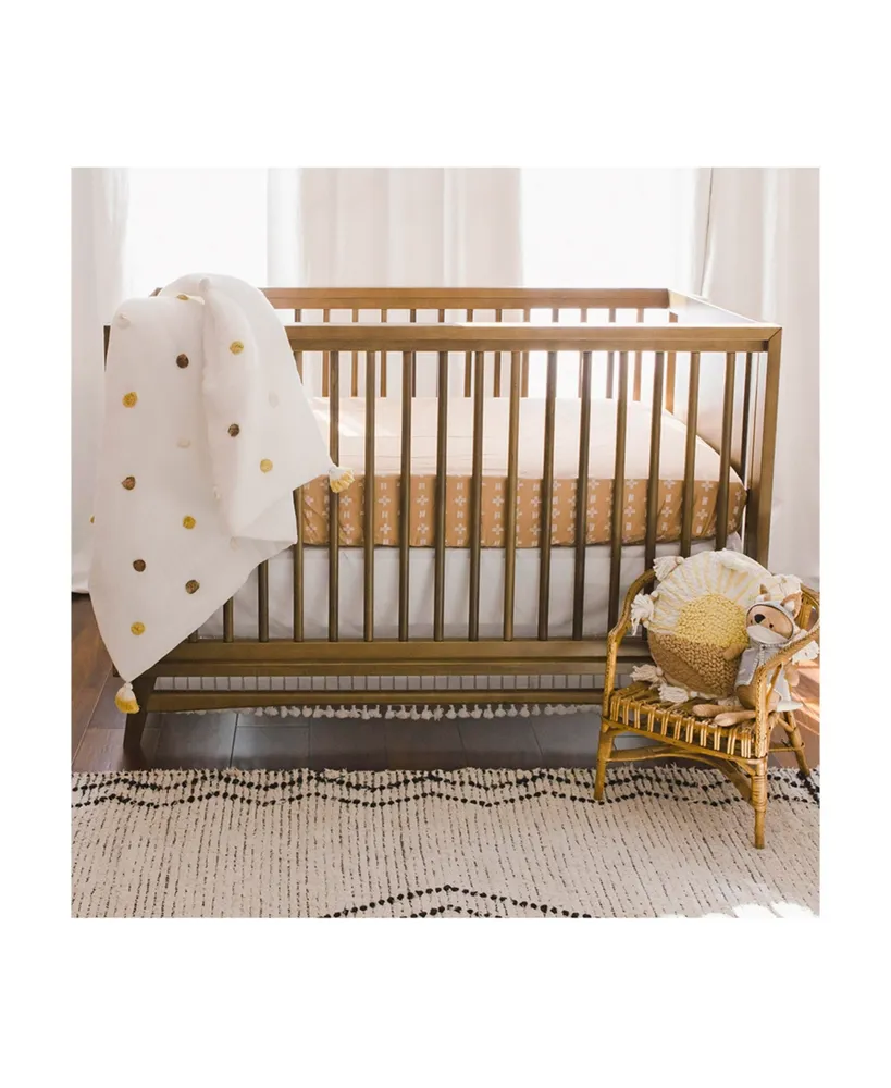 Crane Baby Baby Boys or Baby Girls Kendi Crib Sheet