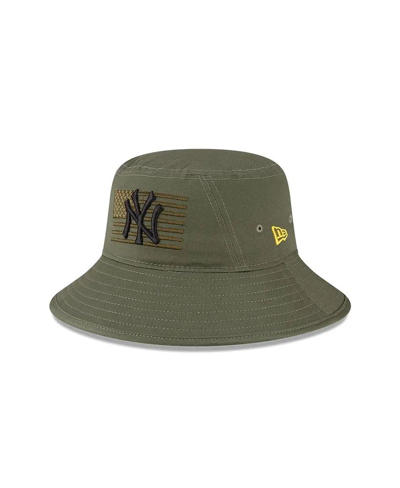 Men's New Era Green New York Yankees 2023 Armed Forces Day Bucket Hat