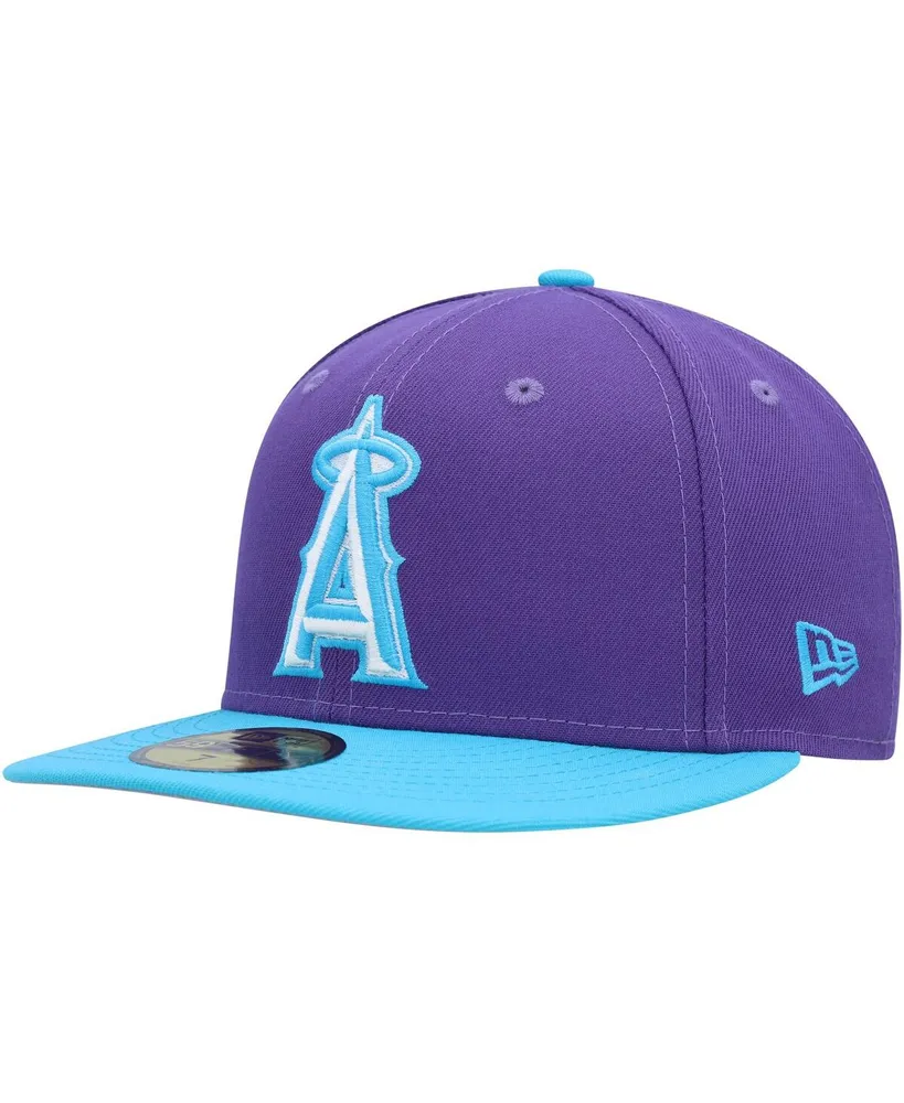 Men's New Era Purple Los Angeles Angels Vice 59FIFTY Fitted Hat