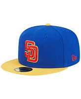 Men's New Era Royal, Yellow San Diego Padres Empire 59FIFTY Fitted Hat