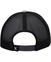 Men's Hurley Gray Seacliff Trucker Snapback Hat