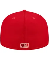 Men's New Era Red St. Louis Cardinals Monochrome Camo 59FIFTY Fitted Hat