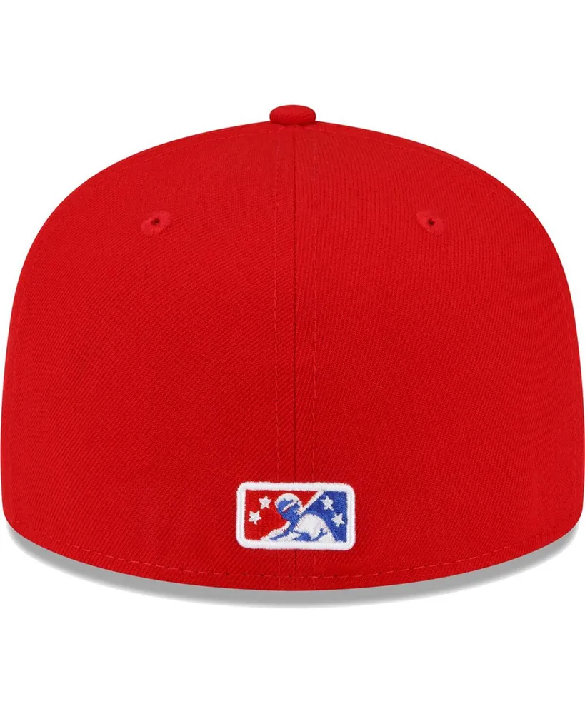 Men's New Era Red Worcester Sox Copa De La Diversion 59FIFTY Fitted Hat