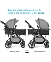 2 In1 Foldable Baby Stroller Kids Travel Newborn Infant