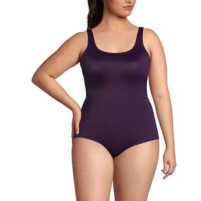 Lands' End Plus Dd-Cup Chlorine Resistant Soft Cup Tugless Sporty One Piece Swimsuit