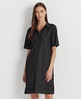 Lauren Ralph Denim Cotton Shift Dress