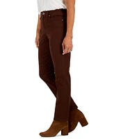 Style & Co Petite High Rise Natural Straight-Leg Jeans, Created for Macy's