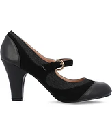 Journee Collection Women's Siri Round Toe Mary Jane Pumps