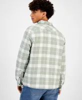 Sun + Stone Men's Jones Plaid Shirt Jacket, Created for Macy's