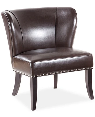 Janie Faux Leather Accent Chair