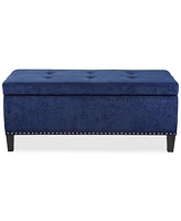 Catarina Fabric Storage Bench