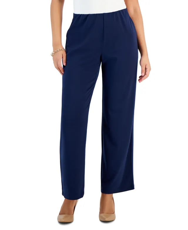 Jm Collection Plus & Petite Tummy Control Curvy-Fit Pants, Created for  Macy's