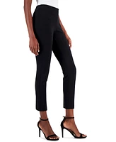 Anne Klein Petite Pull-On Compression Slim Ankle Pants