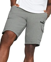 Puma Men's Cargo French Terry Fleece Logo 10" Shorts