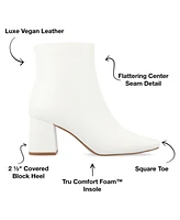 Journee Collection Women's Haylinn Block Heel Dress Booties