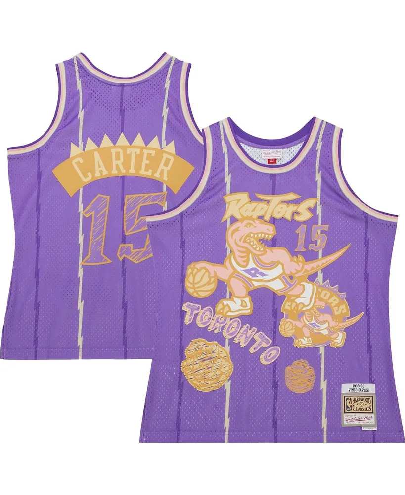 Camiseta NBA Vince Carter de NBA Toronto Raptors 1999-00 Mitchell & ness  Harwood Classic Purpura