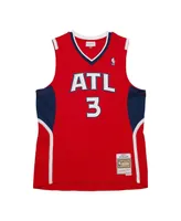 Men's Mitchell & Ness Lou Williams Red Atlanta Hawks Hardwood Classics Swingman Jersey