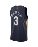 Men's and Women's Nike C.j. McCollum Navy New Orleans Pelicans 2021/22 Swingman Jersey - Icon Edition