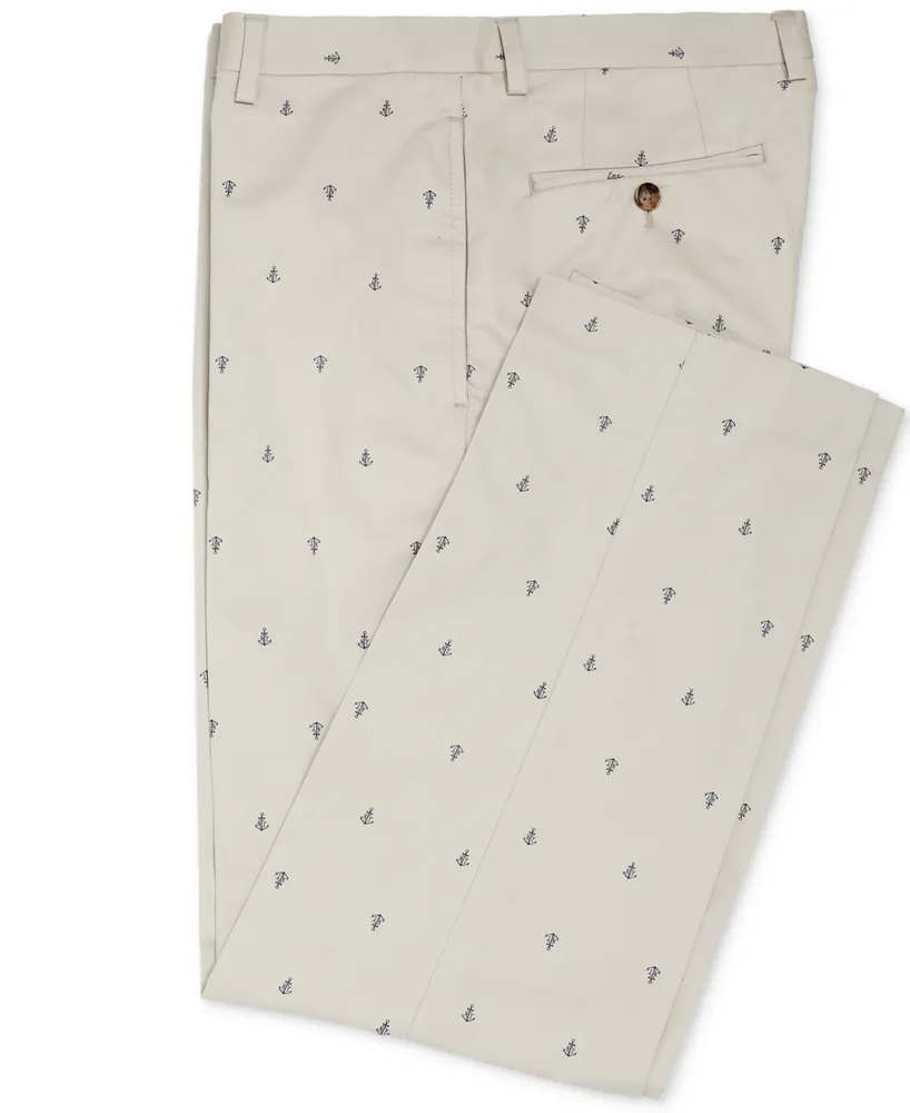 Polo Ralph Lauren Men's Classic Fit Embroidered Cotton Chino Pants - Macy's