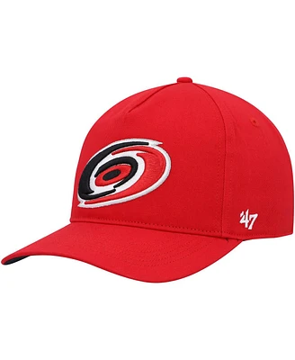 Men's '47 Brand Red Carolina Hurricanes Primary Hitch Snapback Hat