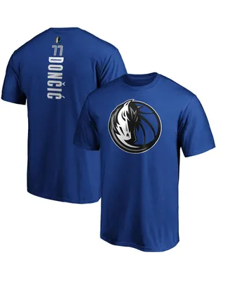 Men's Fanatics Luka Doncic Royal Dallas Mavericks Team Playmaker Name and Number T-shirt