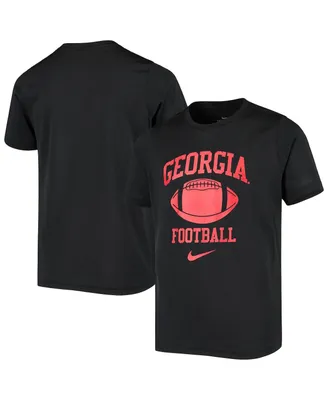 Big Boys and Girls Nike Black Georgia Bulldogs Retro Lockup Legend Performance T-shirt