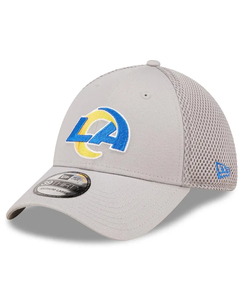 Men's New Era Gray Los Angeles Rams Team Neo 39THIRTY Flex Hat