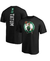 Men's Fanatics Jayson Tatum Black Boston Celtics Team Playmaker Name and Number T-shirt