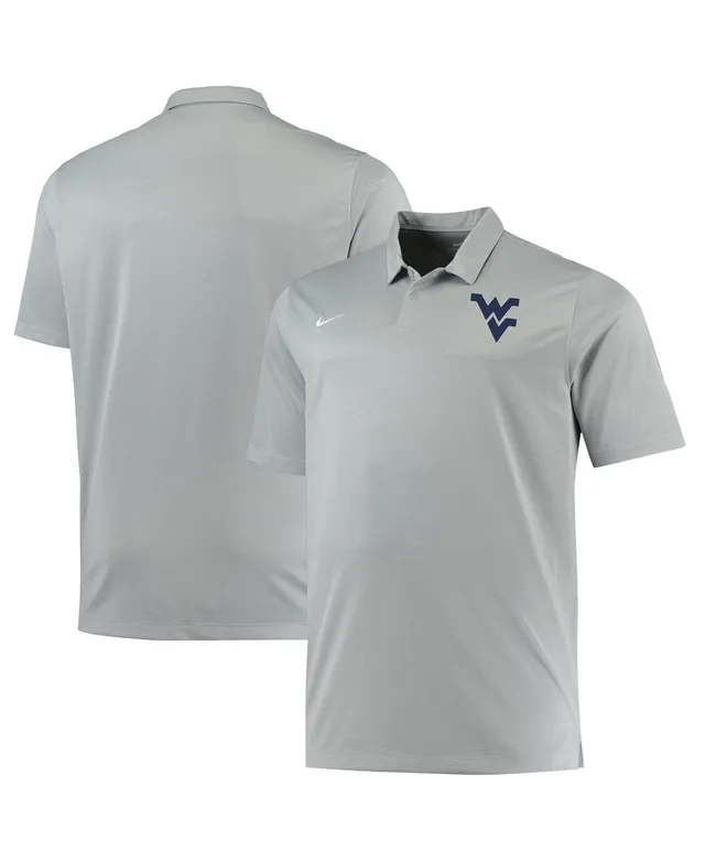 Men's Columbia Navy West Virginia Mountaineers PFG Tamiami Omni-Shade  Button-Down Shirt