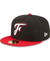 Men's New Era Black Fayetteville Woodpeckers Authentic Collection 59FIFTY Fitted Hat