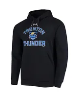 Men's Under Armour Black Trenton Thunder All Day Raglan Fleece Pullover Hoodie