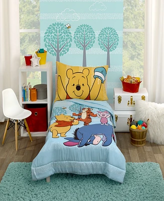 Disney Winnie the Pooh Funny Friends 4-Pc. Bedding Set, Toddler