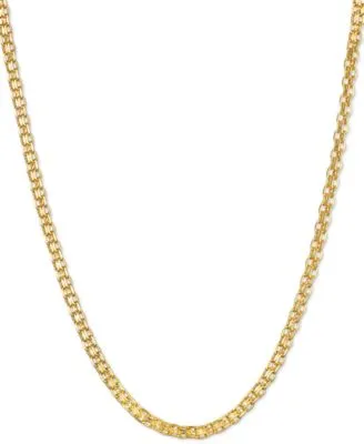 Bismark Link Chain Necklace 1 1 3mm Collection In 14k Gold