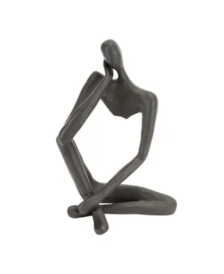 Danya B Modern Thinking Man Iron Sculpture