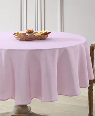 Laura Ashley Easy Care Solid Tablecloth, 70" Round