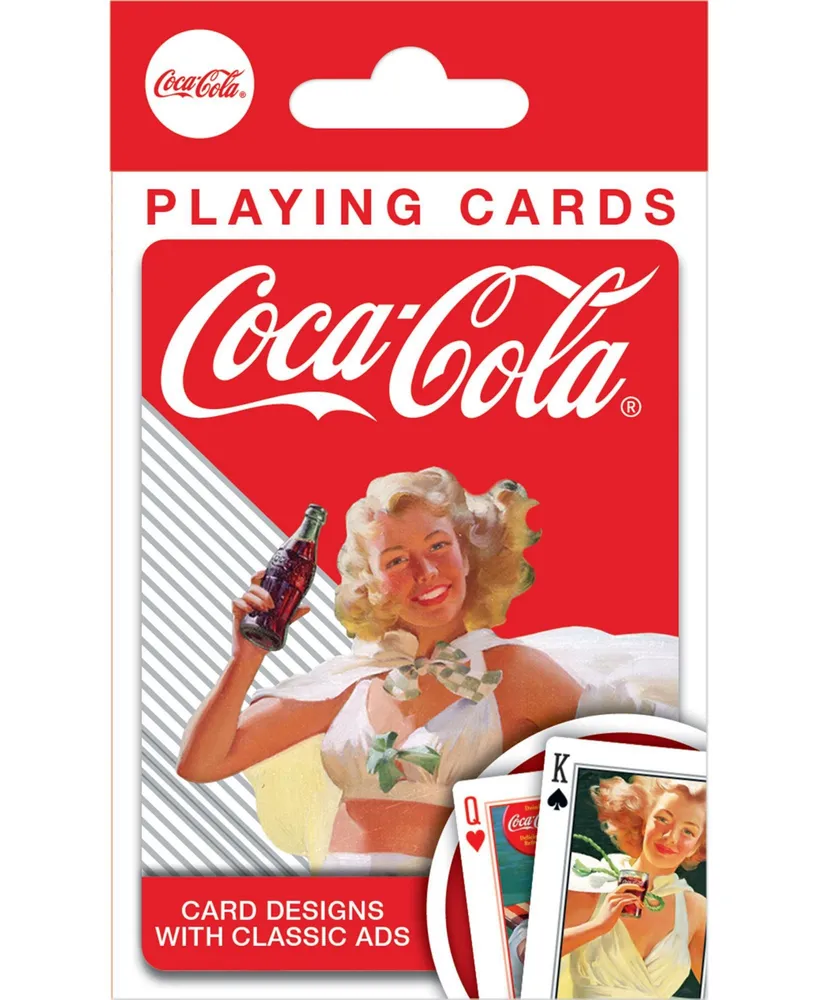 Masterpieces Coca-Cola Classic Ads Playing Cards - 54 Card Deck