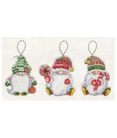 Luca-s Christmas Gnomes JK030L Counted Cross-Stitch Kit - Assorted Pre