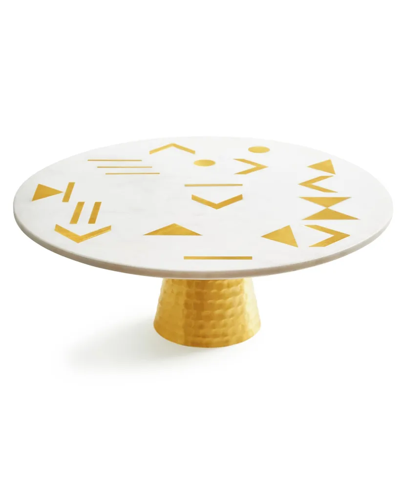 Olympia Marble Cake Stand - 12"