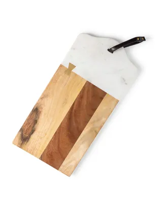 Darvaza Marble & Wood Cutting Board - Large