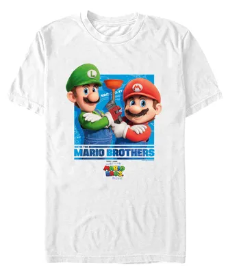 Fifth Sun Men's The Mario Brothers Short Sleeve T-shirt