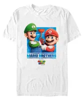 Fifth Sun Men's The Mario Brothers Short Sleeve T-shirt