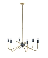 Hampton Hill Alexis 6-Light Two-Tone Chandelier