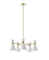 Ink+Ivy Ezra 5-Light Adjustable Chandelier