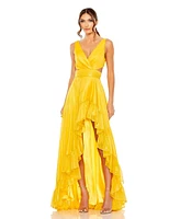 Women's Ieena Cut Out High Low Ruffle Gown