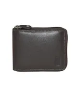 Men's Zip Around Billfold Wallet