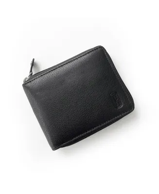 Club Rochelier Men's Zip Around Billfold Wallet