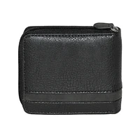 Roots Men's Men Zipper Around Wallet With Center Wing